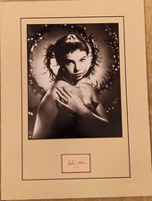 Leslie Caron Hollywood Star & Dancer signed presentation 16x12". With AFTAL COA