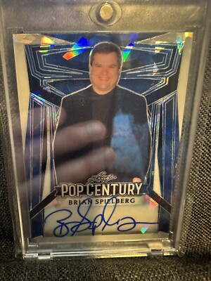 2023 LEAF METAL POP CENTURY BRIAN GRAY SPIELBERG AUTO BLUE /12 On