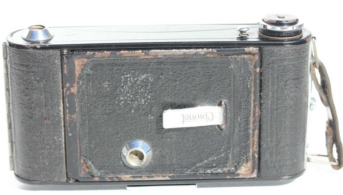 Appareil Photo à Soufflet Vintage Coronet Avec Objectif Boyer