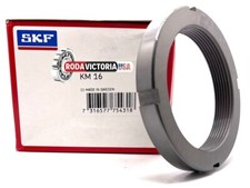 SKF KM16 Standard Locknut, Right Hand, Not Self-Locking Steel Metric M80 x 2MM