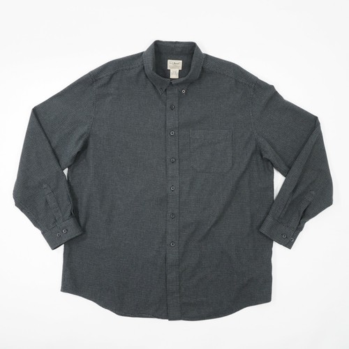 LL Bean Wicked Good Flannel Shirt Mens 