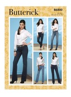 Schnittmuster Hose Butterick B6800 A5 6-8-10-12-14 (Gr. 32-40)