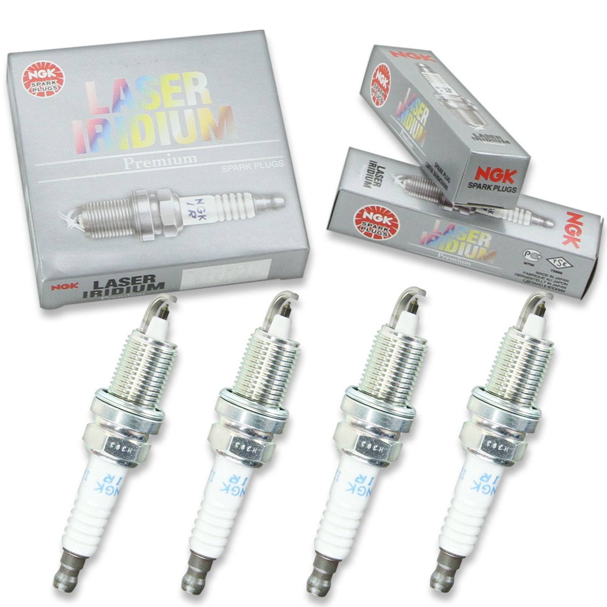 4pcs 2007 Evinrude E225DHLSUG NGK Laser Iridium Spark Plugs 225 HP Kit Set yd