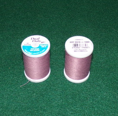 Coats & Clark, Dual Duty All Purp Polyester Thread, 250 yds, Dark Muave (1080)