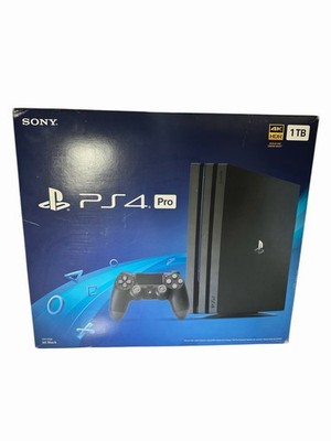 SONY PS4 Pro Console Bundle - Controller, Monitor, Box - Disc