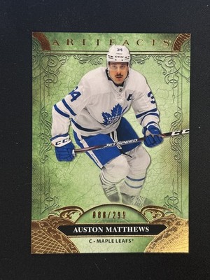 2020-21 Upper Deck Artifacts #123 Auston Matthews /299 Copper
