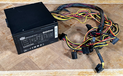 500W PC Netzteil - Cooler Master 500W, Model No.: RS-500-ACAB-B1