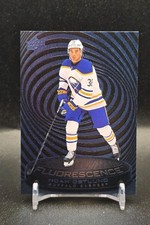 2025-26 UD Series 2 Noah Ostlund Blue Fluorescence #/50 Buffalo Sabres Rookie