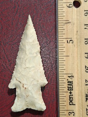 Missouri. Fishtail Hardin Arrowhead Spear Point Projectile Indian Artifact