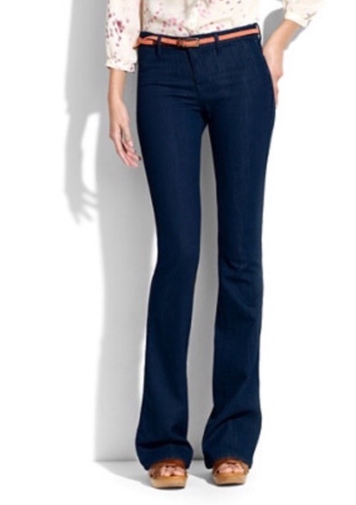 Madewell “Vintage Rocker” Flare Jeans Womens 30x34 Size 28 Stretch Dark Wash View 2