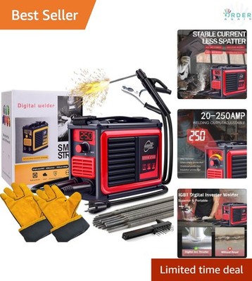 Welding Machine Portable 110V Stick Arc Inverter Digital LCD Home DIY