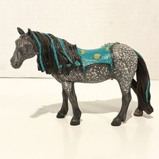 AOH Custom Painted Leolynn Horse “Majiic” A Beautiful Dapple Gray And Teal