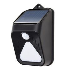 LED Solar Powered Alarm Warning Light Strobe Motion Sensor Lamp Alert Waterproof