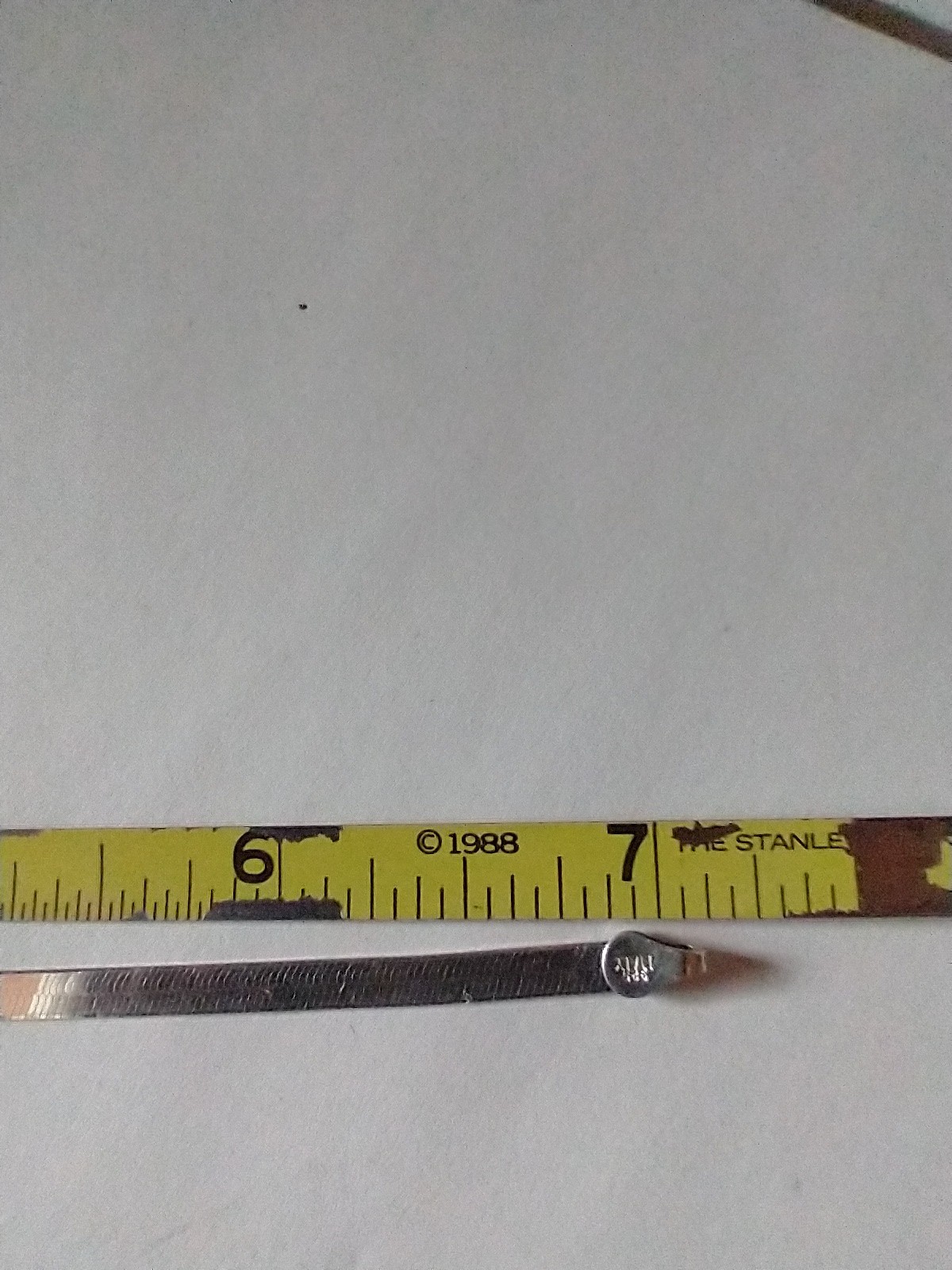 Sterling Silver Patterned Herringbone 7" Chain Br… - image 9