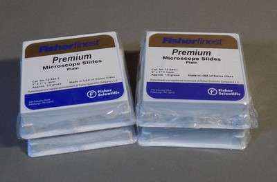 Lot-4  ½ Gross Fisherfinest Premium Microscpe Slides Fisher Scientific 12-544-1