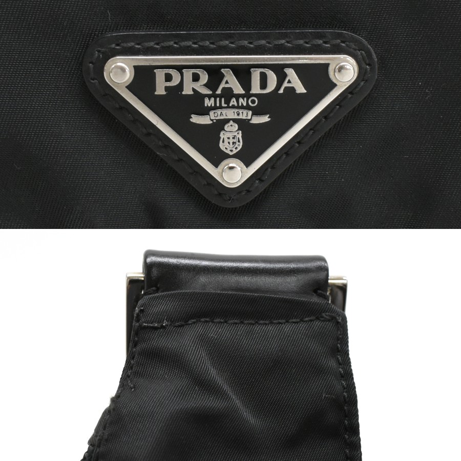 PRADA VELA SPORT Shoulder Bag BT0520 Crossbody Bag Black Nylon Purse T10K thumbnail 9