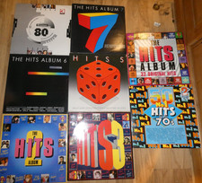 8 vinyl LPs Various Artists - The Hits vols. 1,2,3,5,6,7 plus 70s & 80s No.1s