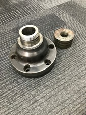 Pullback CNC Collet Chuck Lathe Nosepeice w/ Threaded Chuck