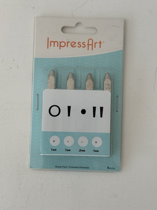 NEW ~ IMPRESSART LATITUDE & LONGITUDE SIGNATURE STAMP PACK SC15K-AB-4PC-M ~METAL