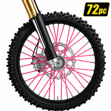 Wheel Rim Spoke Covers Wraps Pink for YCF Pitster Roketa Pit Bikes