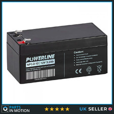 Powerline 12v 3.2Ah (3.3Ah)(3.4ah) Rechargeable BURGLAR ALARM Battery