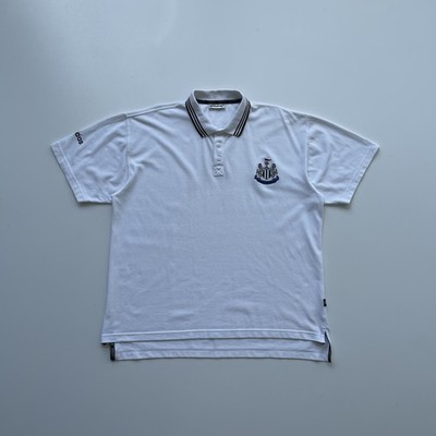 Vintage Adidas Newcastle United Football Train Polo Shirt Soccer Jersey Size L