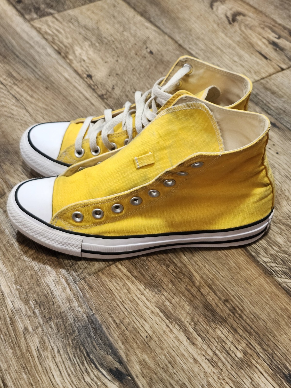 Converse Chuck Taylor All Star High Top Yellow - 130125F Womens 8.5 Mens 6.5
