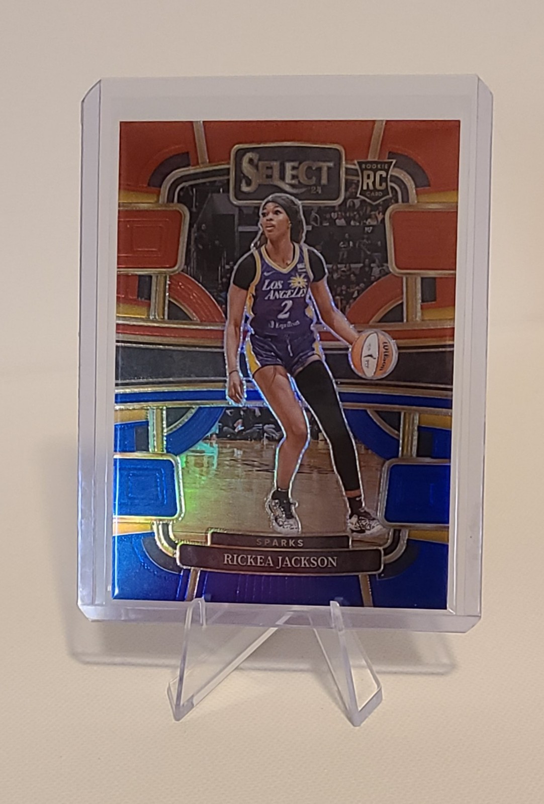 Rickea Jackson 2024 Select WNBA Concourse Red & Blue Prizm 249/399