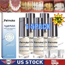 1-5PACK 5ml Tooth Polish, Tooth Paint, Natural Teeth Whitening Paint 2026 