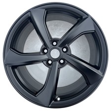 19” GENUINE TESLA MODEL Y JUNIPER BLACK SATIN OEM ALLOY WHEEL RIM 2188221-00-D