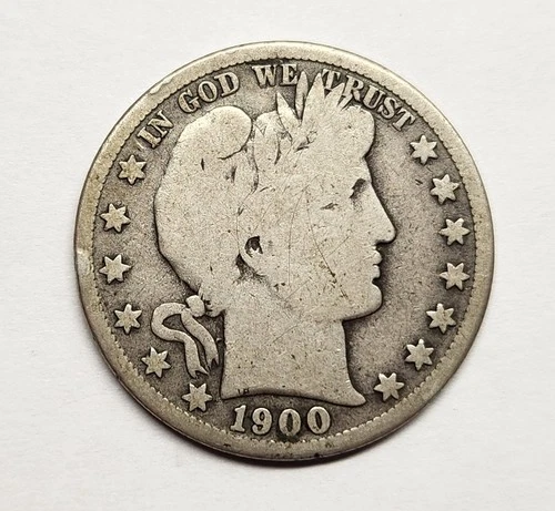 1900-S Barber Half Dollar – VG