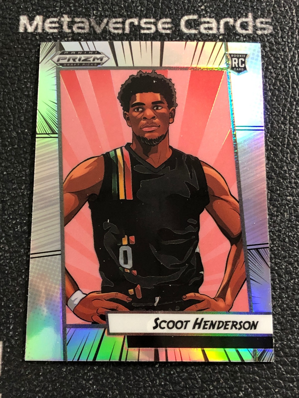 2023 Panini Prizm Draft Picks Scoot Henderson RC Rookie Manga Silver SSP