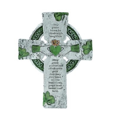 Celtic Cross Irish Blessing Wall Decor, Irish Wall Art for Home, Ireland Gift...