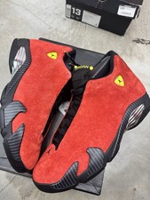 Size 10.5 - Air Jordan 14 Retro Ferrari 654459 670 Discolor Uk Size 9.5