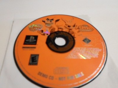 Crash Bash/Spyro Year of the Dragon Demo CD PS1 PlayStation 1 Disc Only