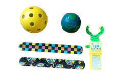 Toy Lot Kids Small grabber Plastic Pickle Bal...