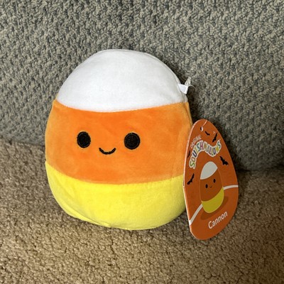 Squishmallow 4.5  CANNON the Candy Corn 4-5  New Halloween Squad 2023 NEW NWT