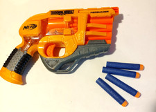 NERF DoomLands PERSUADER Hammer Action 4 Dart...
