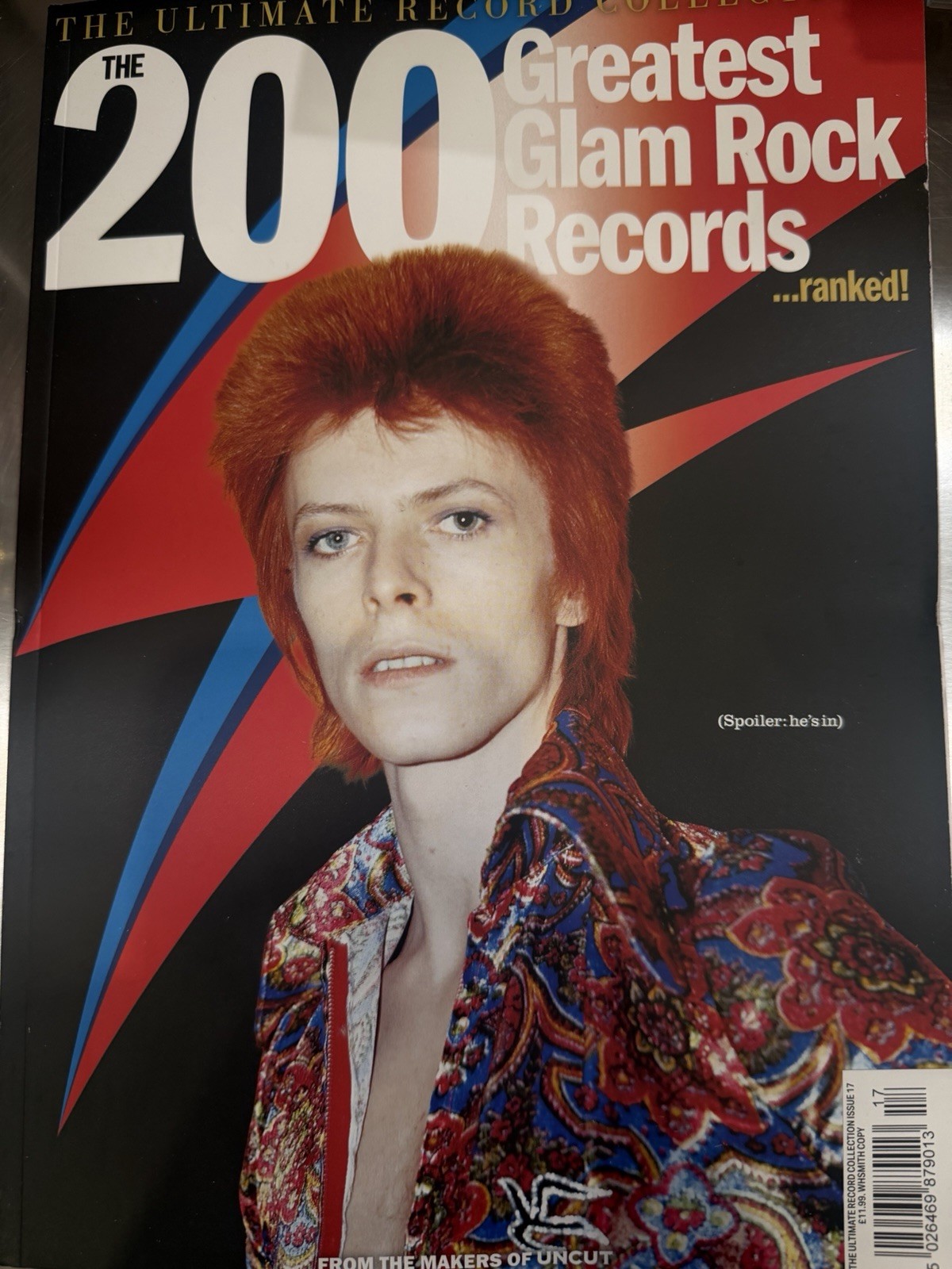 Uncut magazine Ultimate Record Collection #17 2026 Greatest Glam rock Records