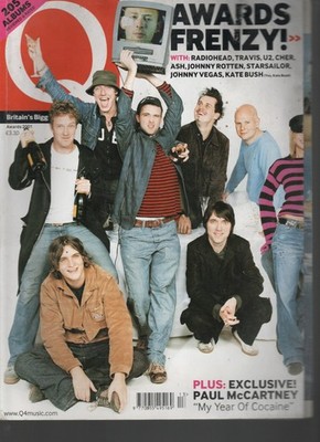 Q Magazine #184 (Awards 2001)   Q Awards Cover + McCartney, Madonna, U2