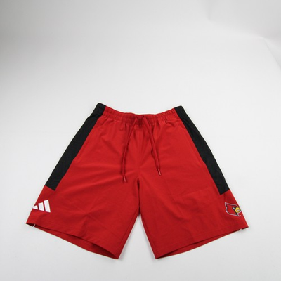 #ad Louisville Cardinals adidas Practice Shorts Men#x27;s Red Black New $13.00
