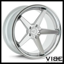 22 Ferrada Fr3 Silver Concave Wheels Rims Fits Chrysler 300 300c 300s