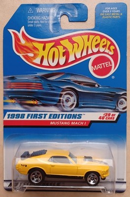 1998 Hot Wheels First Edition '70 Mustang Mach 1 29/40 H1