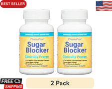 PharmaPure Sugar Blocker Weight Loss Supplement, 90 Capsules. 2 pack 