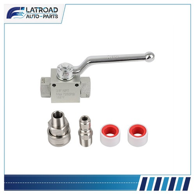 #ad Stainless Steel High Pressure Washer Ball Valve Kit for Power Washer Hose 3 8quot; $35.14