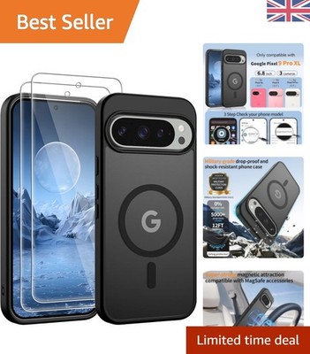 Shockproof Case für Google Pixel 9 Pro XL - Magnetisch & Leicht Schwarz