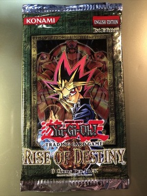 Yu-Gi-Oh! Rise of Destiny 1st Edition Booster Pack UNSEARCHED