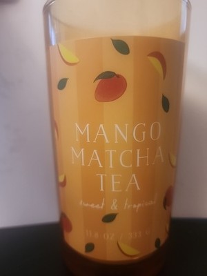 Mango Matcha Tea Jar Candle, which was notably sold at Hobby Lobby. This 11.8 oz