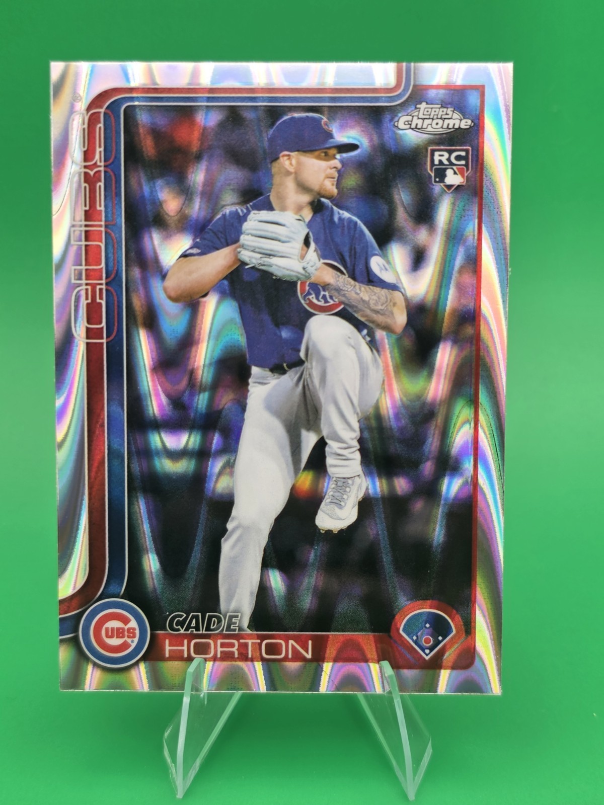 CADE HORTON 2025 Topps Chrome Update Series - #USC63 RayWave Refractor (RC)⚾️🔥