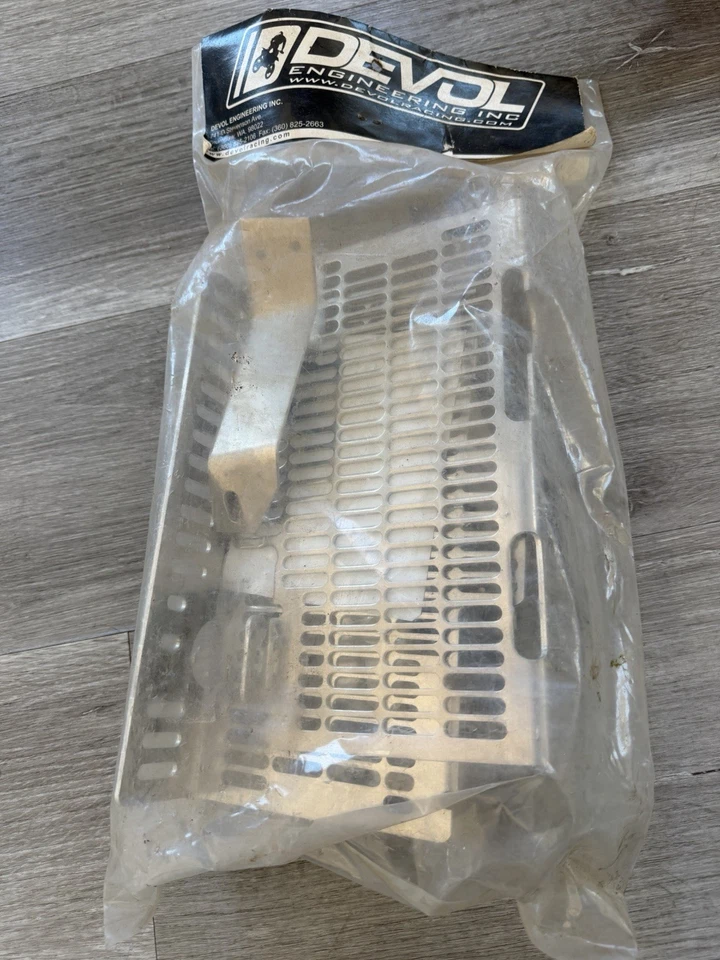 DEVOL ENGINEERING ALUMINIO PROTECTORES RADIADOR HONDA CR125R CR250R 2002-2004 Foto 2 de 2